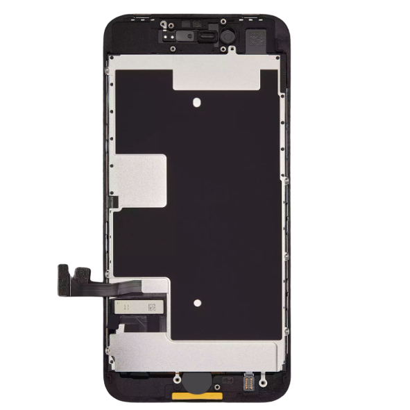 iPhone 8 / SE (2020 / 2022) Screen Assembly with Steel Plate - Black (Premium)