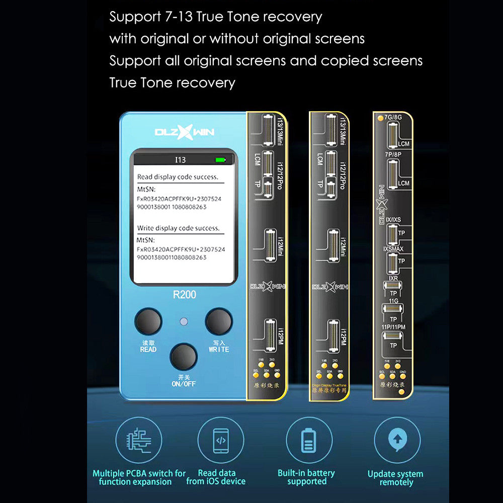 DLZ R200 True Tone Restore Programmer for iPhone 7 To 13 Mini