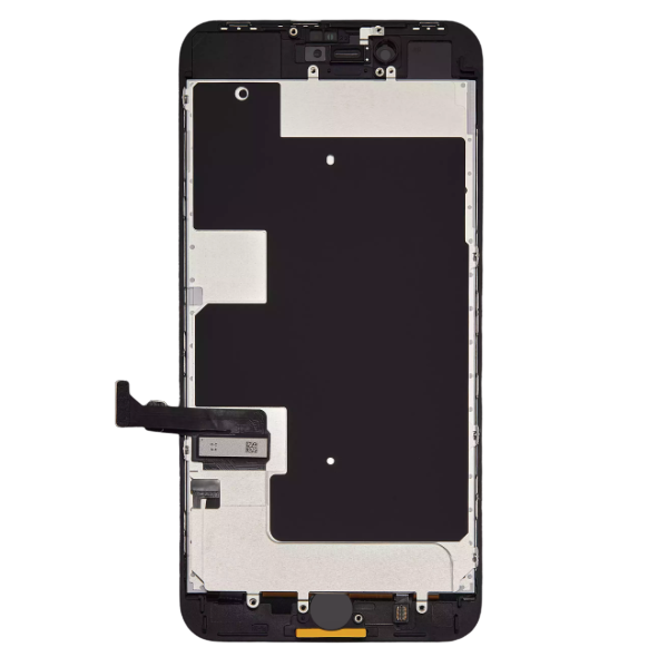 iPhone 8 Plus Screen Assembly with Steel Plate - Black (Premium)