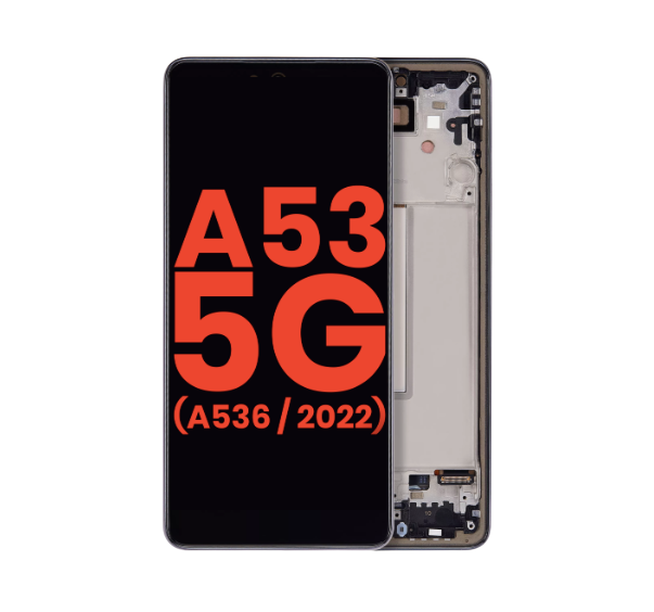 Samsung Galaxy A53 5G (A536 / 2022) OLED Screen Replacement Assembly With Frame (6.46")