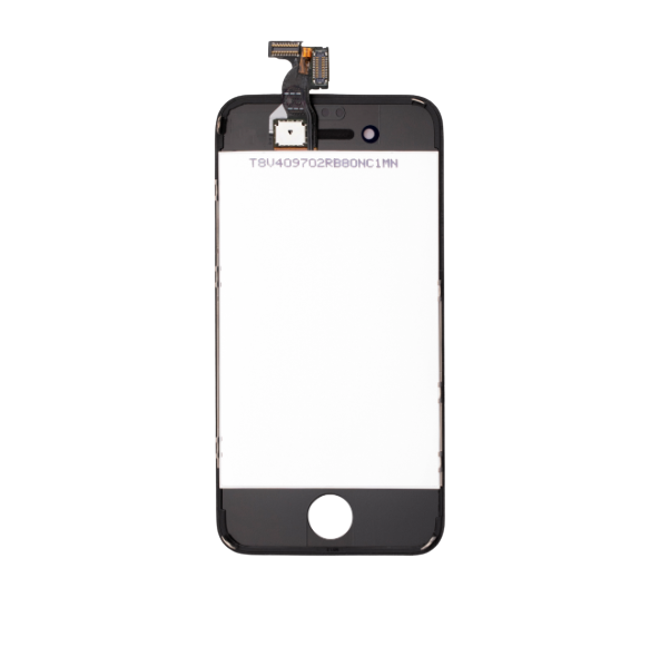 iPhone 4S Screen Assembly with Steel Plate - Black