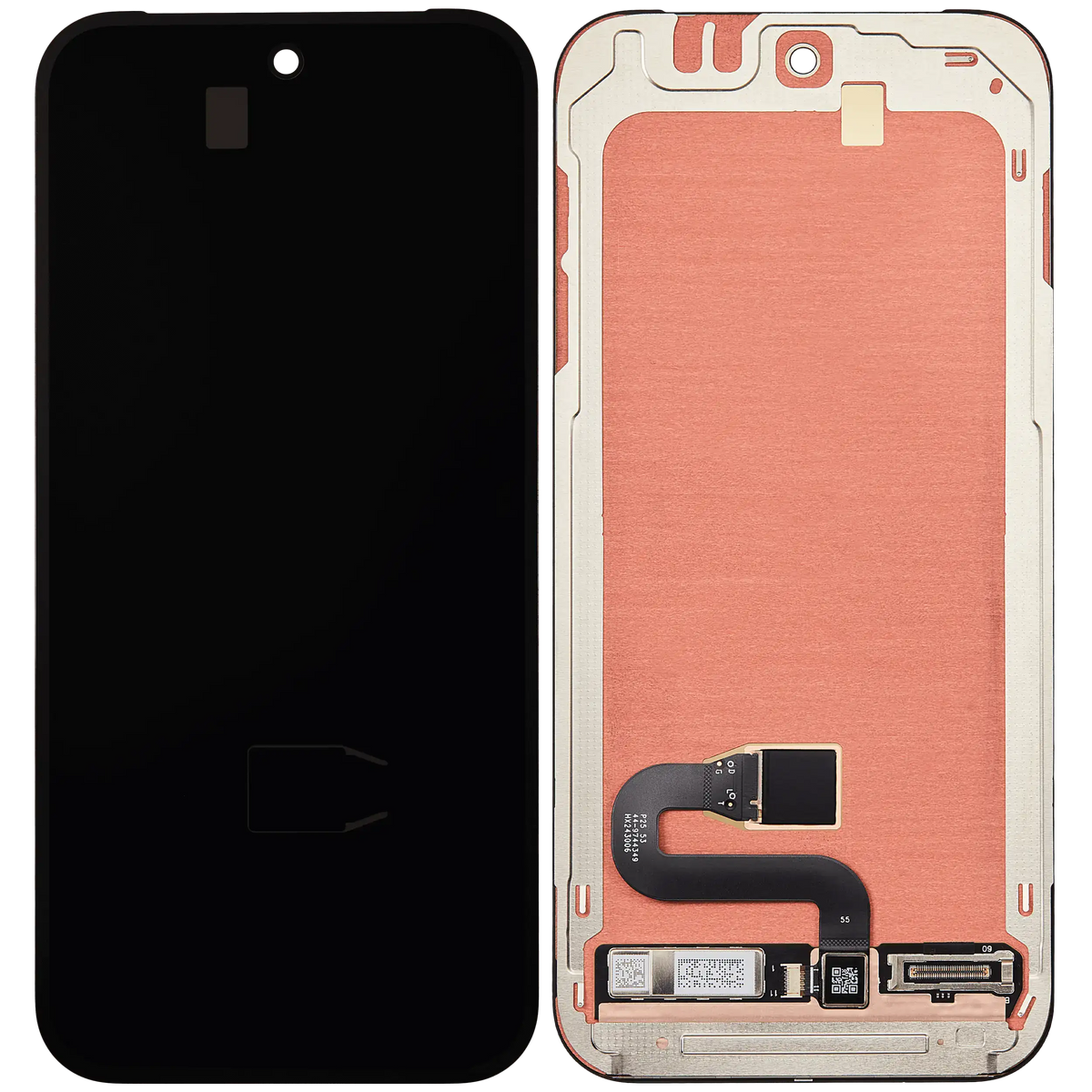 Google Pixel 10 OEM refurbished OLED assembly with frame and fingerprint sensor – detail 1