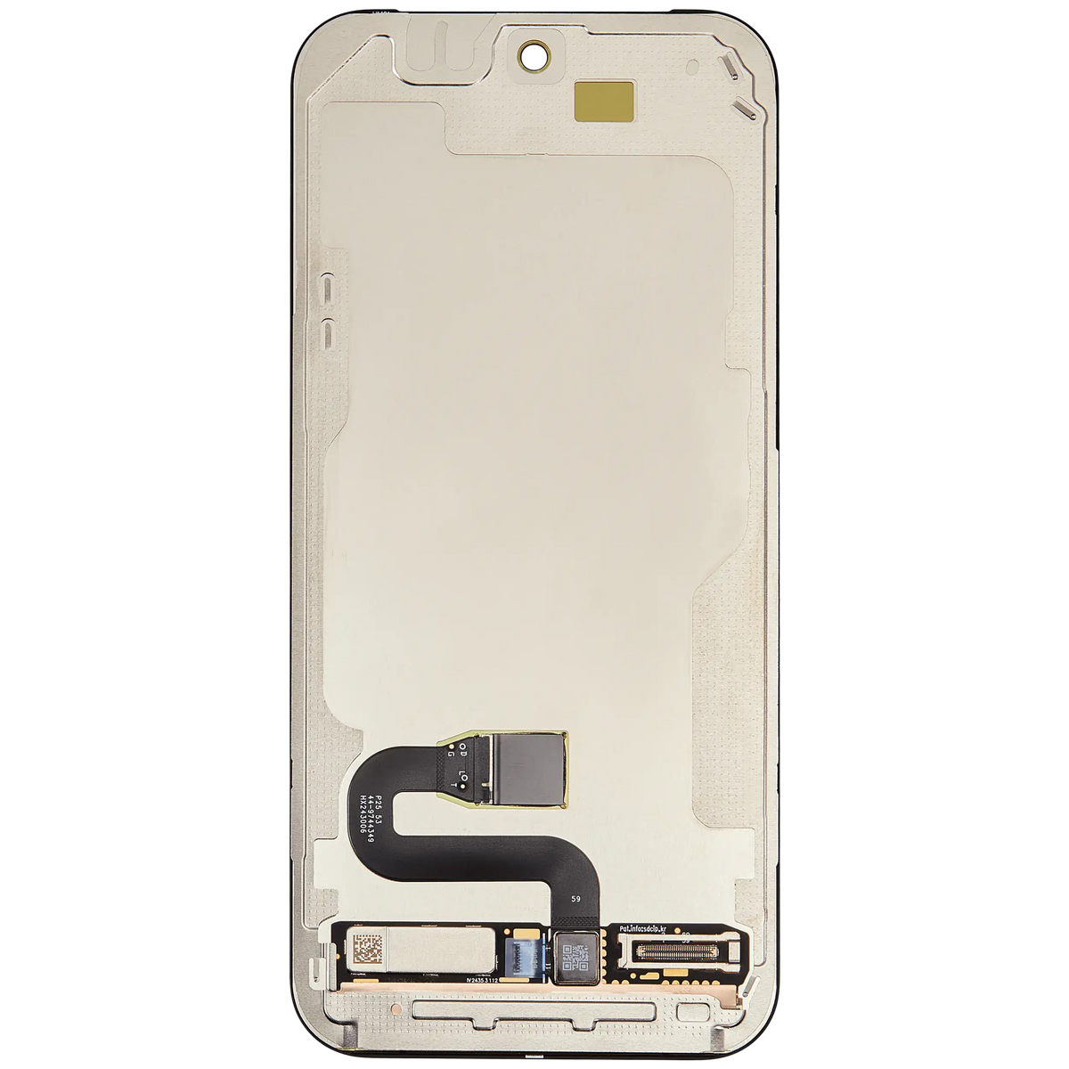Google Pixel 10 Pro OEM refurbished OLED assembly with frame and fingerprint sensor – detail 3
