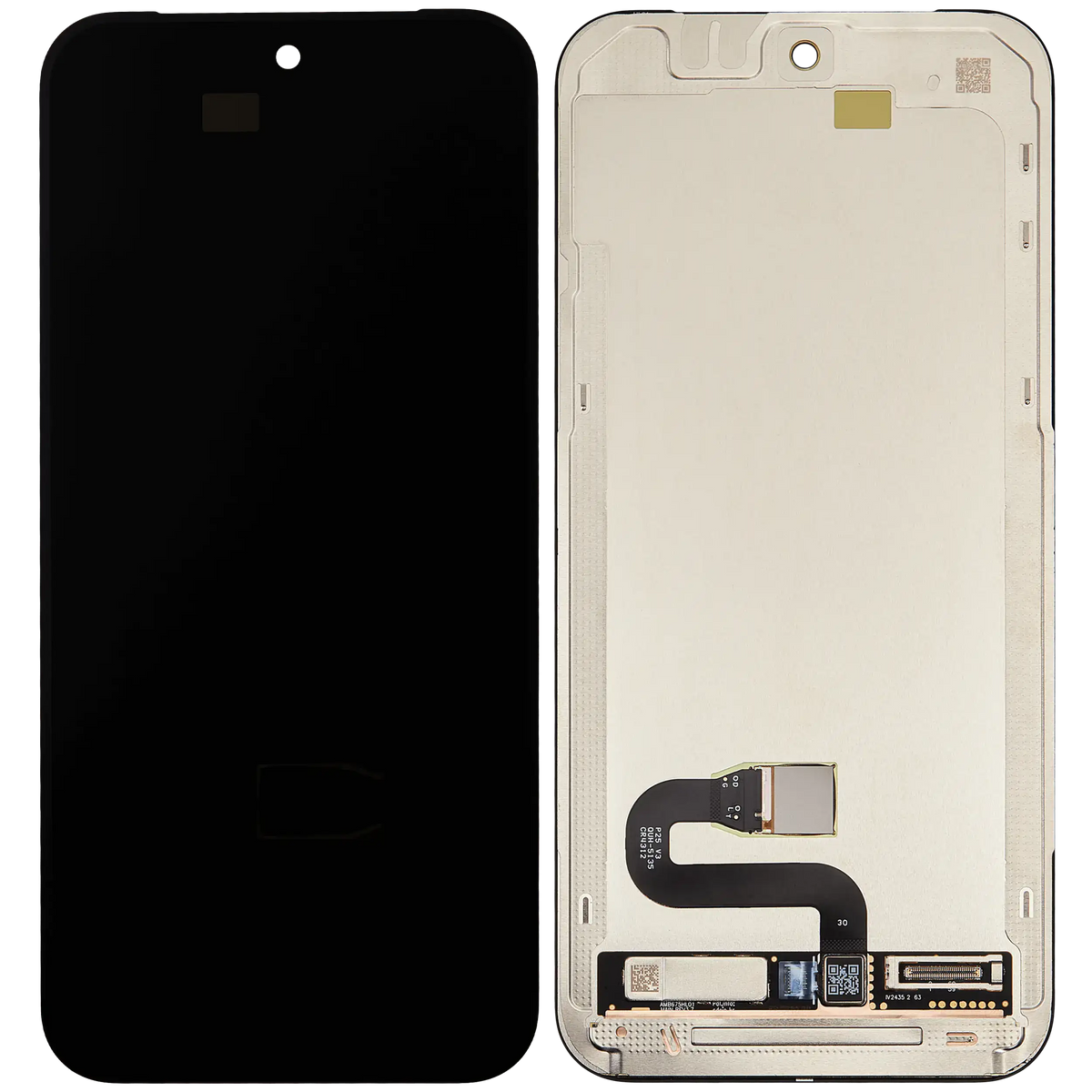 Google Pixel 10 Pro XL OEM refurbished OLED assembly with frame and fingerprint sensor – detail 1