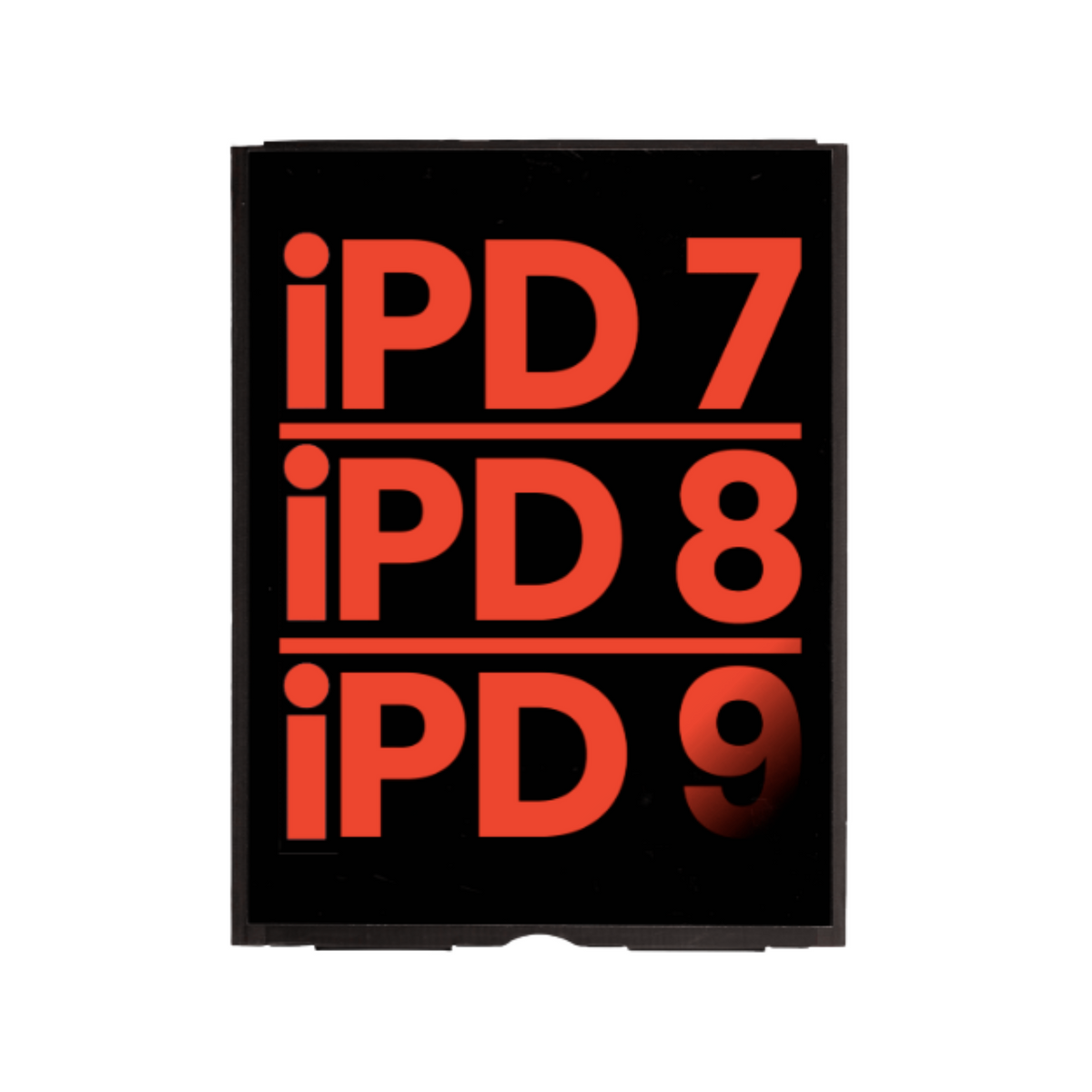 iPad 7/8/9 LCD Display Replacement - Front