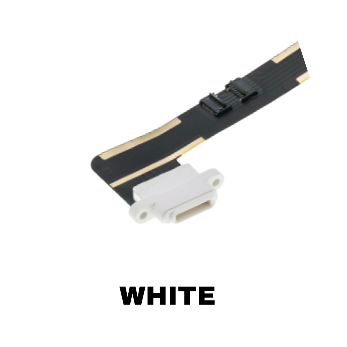 Replacement iPad Charging Port Flex Cable White