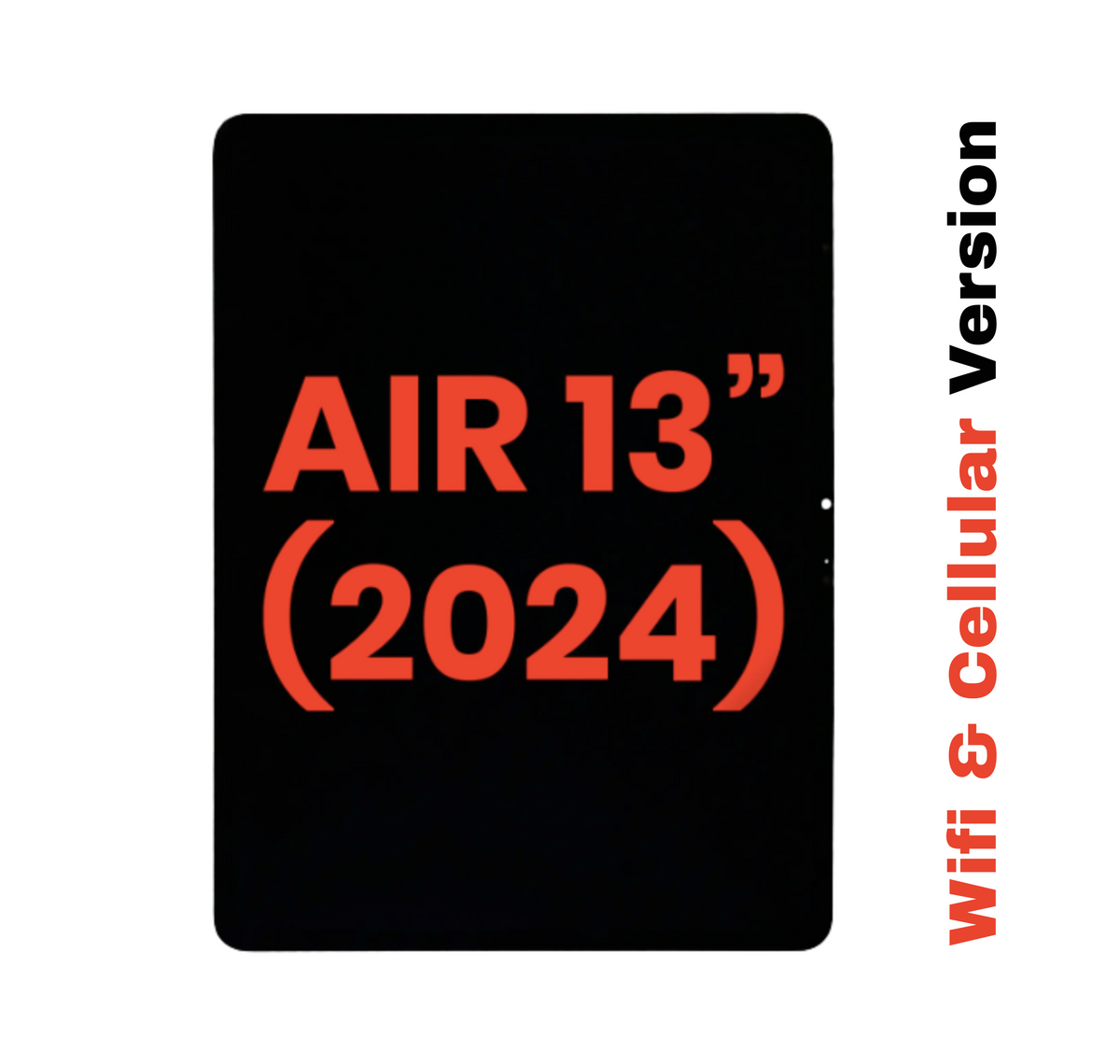 iPad Air 13 2024 Aftermarket Plus LCD Assembly With Digitizer front view
