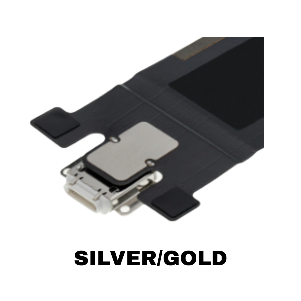 iPad Pro 12.9 2nd Gen 2017 Cellular Charging Port Flex Cable Silver Gold