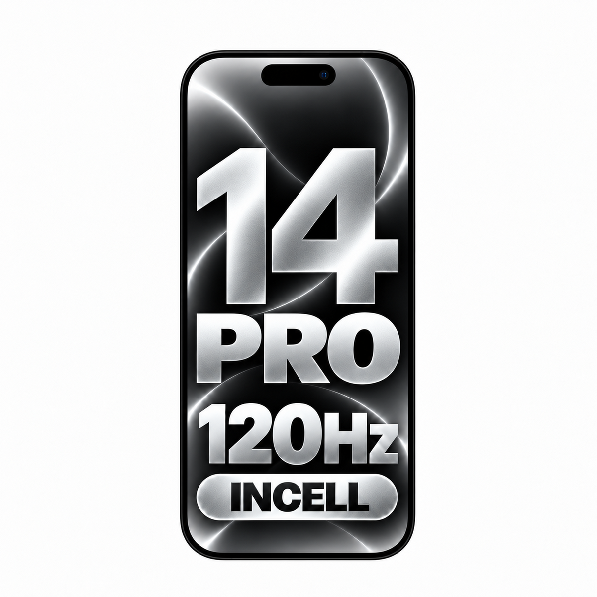 iPhone 14 Pro Screen Replacement LCD with Steel Plate