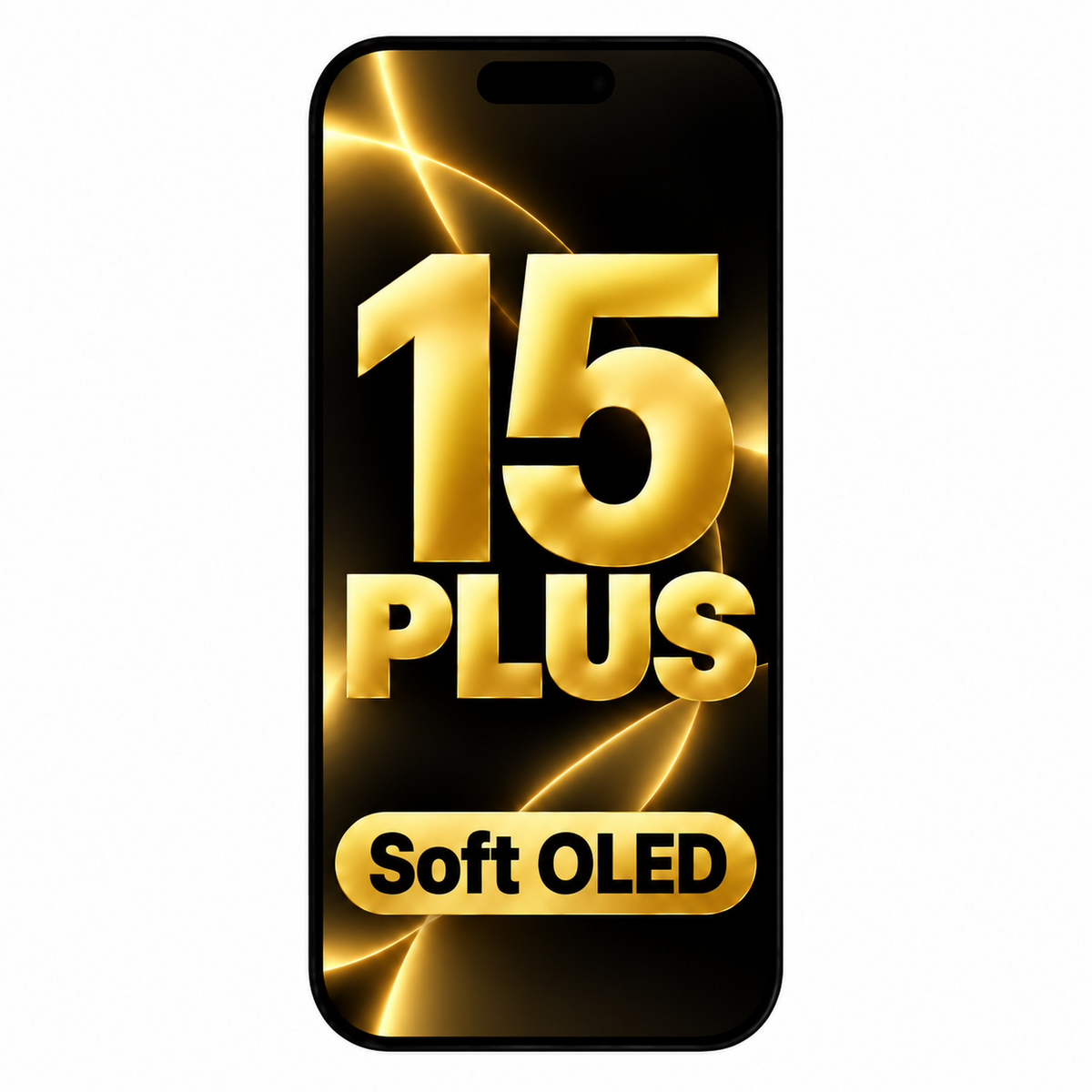 iPhone 15 Plus Soft OLED screen replacement assembly