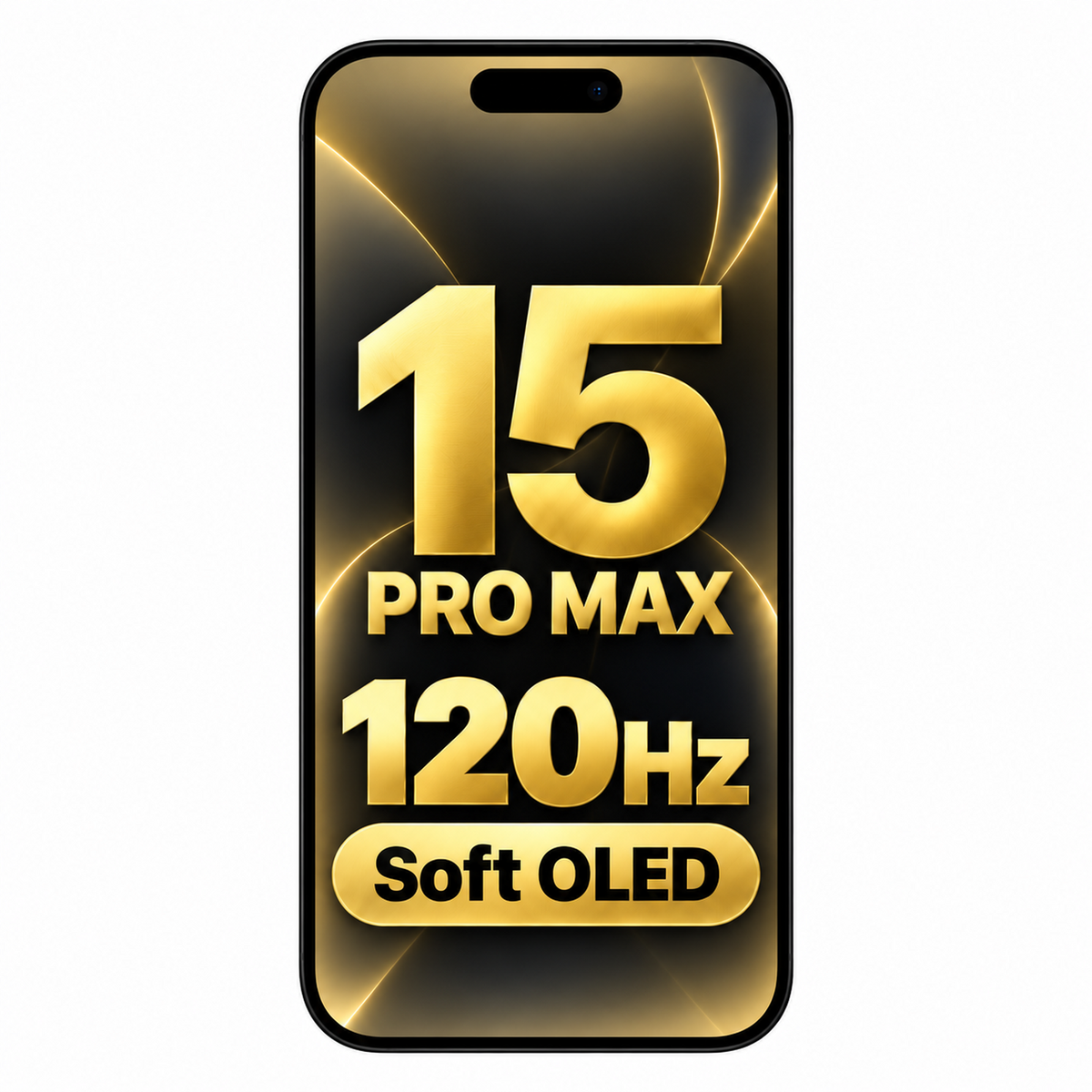 iPhone 15 Pro Max OLED screen front