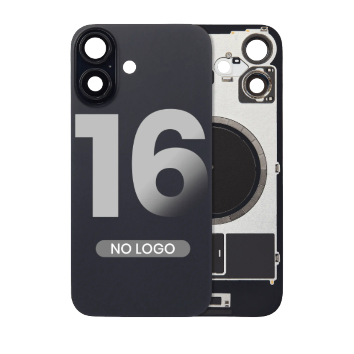 iPhone 16 Back Glass no logo aftermarket with MagSafe magnet