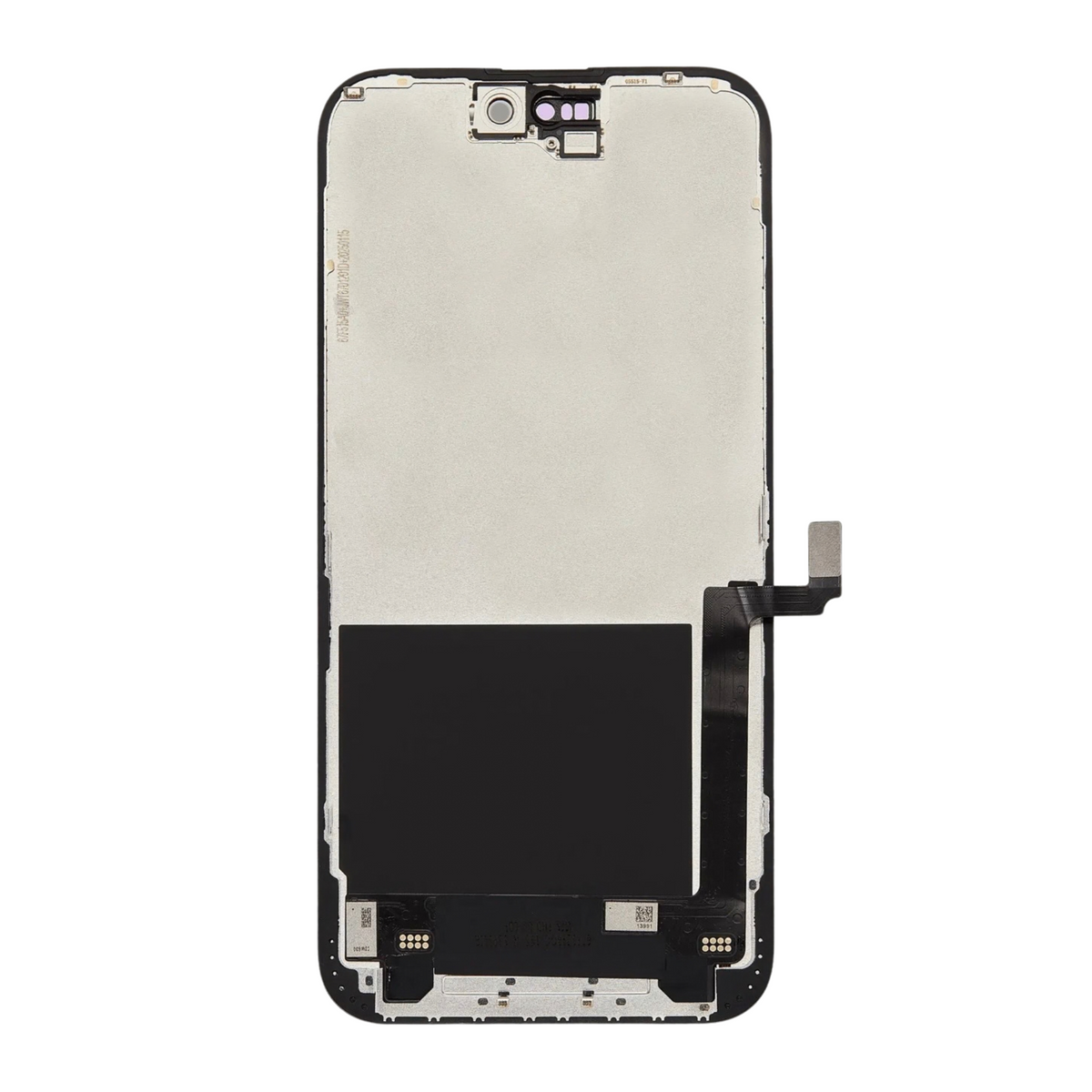 Rear view of iPhone 16 Plus LCD screen replacement assembly