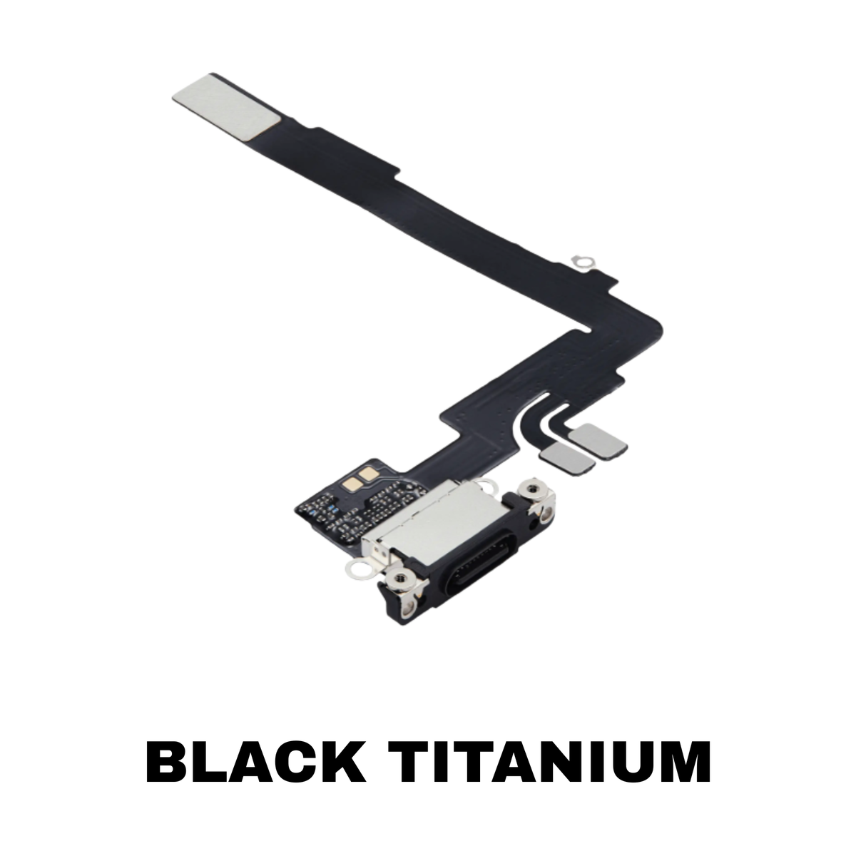 Black Titanium colour-matched port flex cable