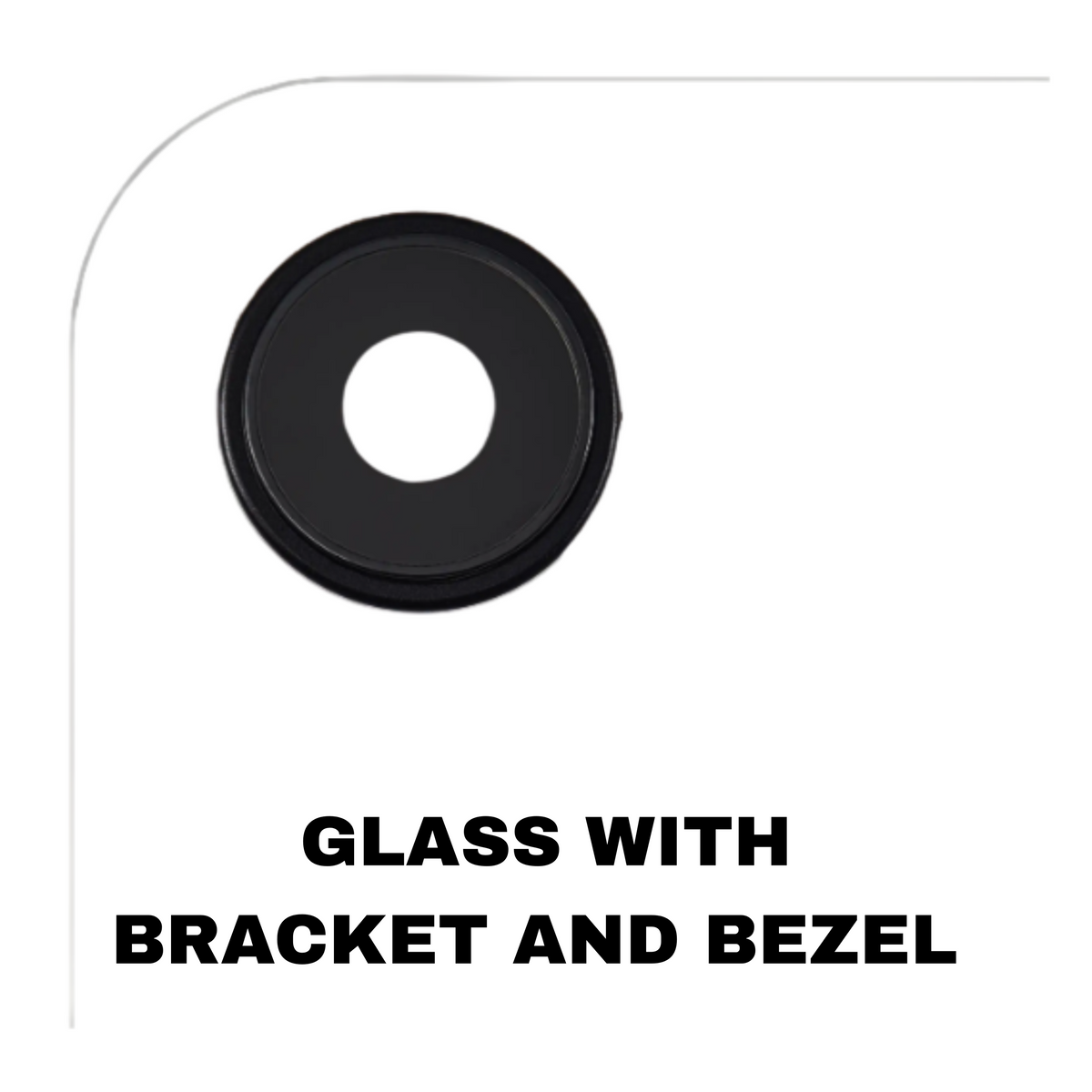iPhone 16e/17e Camera Lens Bezel Replacement Premium