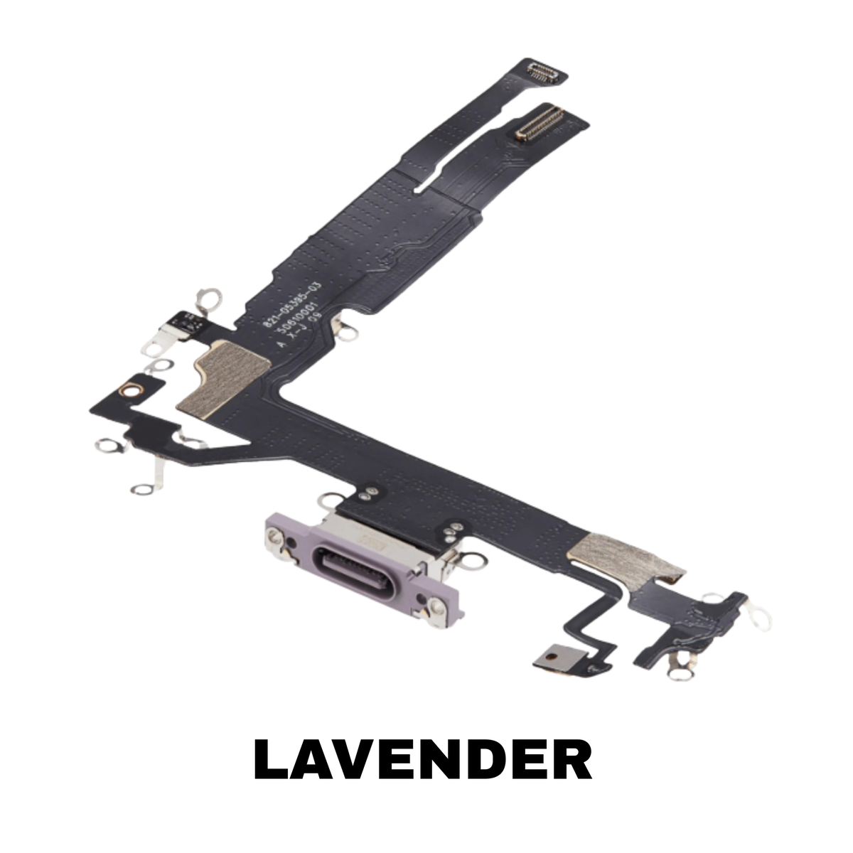 iPhone 17 charging port flex cable Aftermarket Plus Lavender
