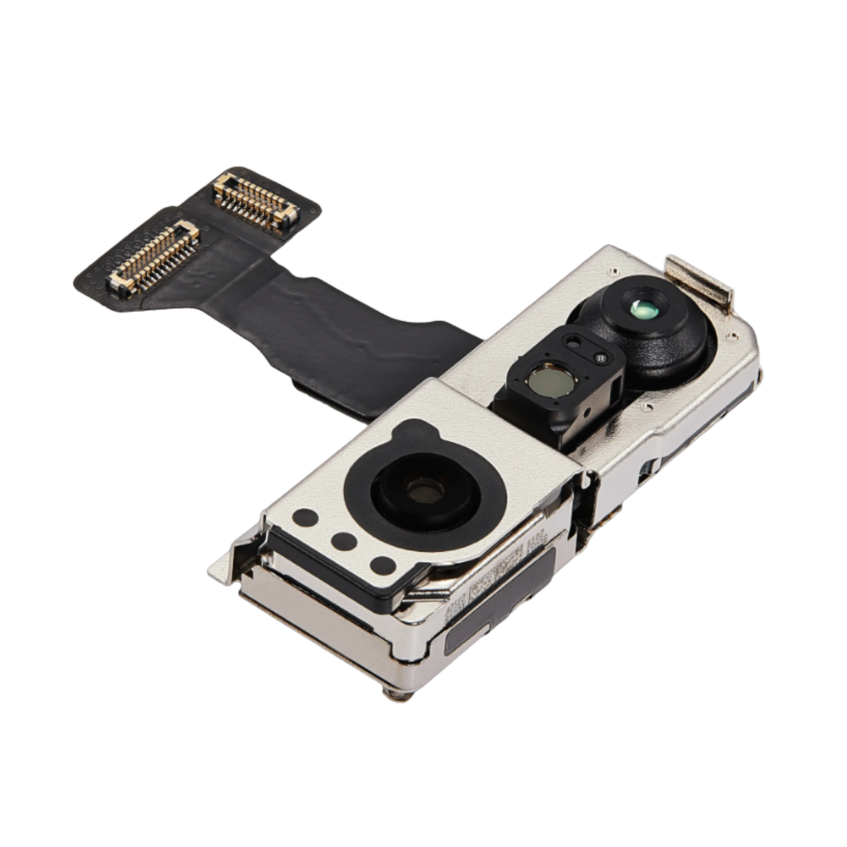 iPhone 17 front-facing camera module close-up
