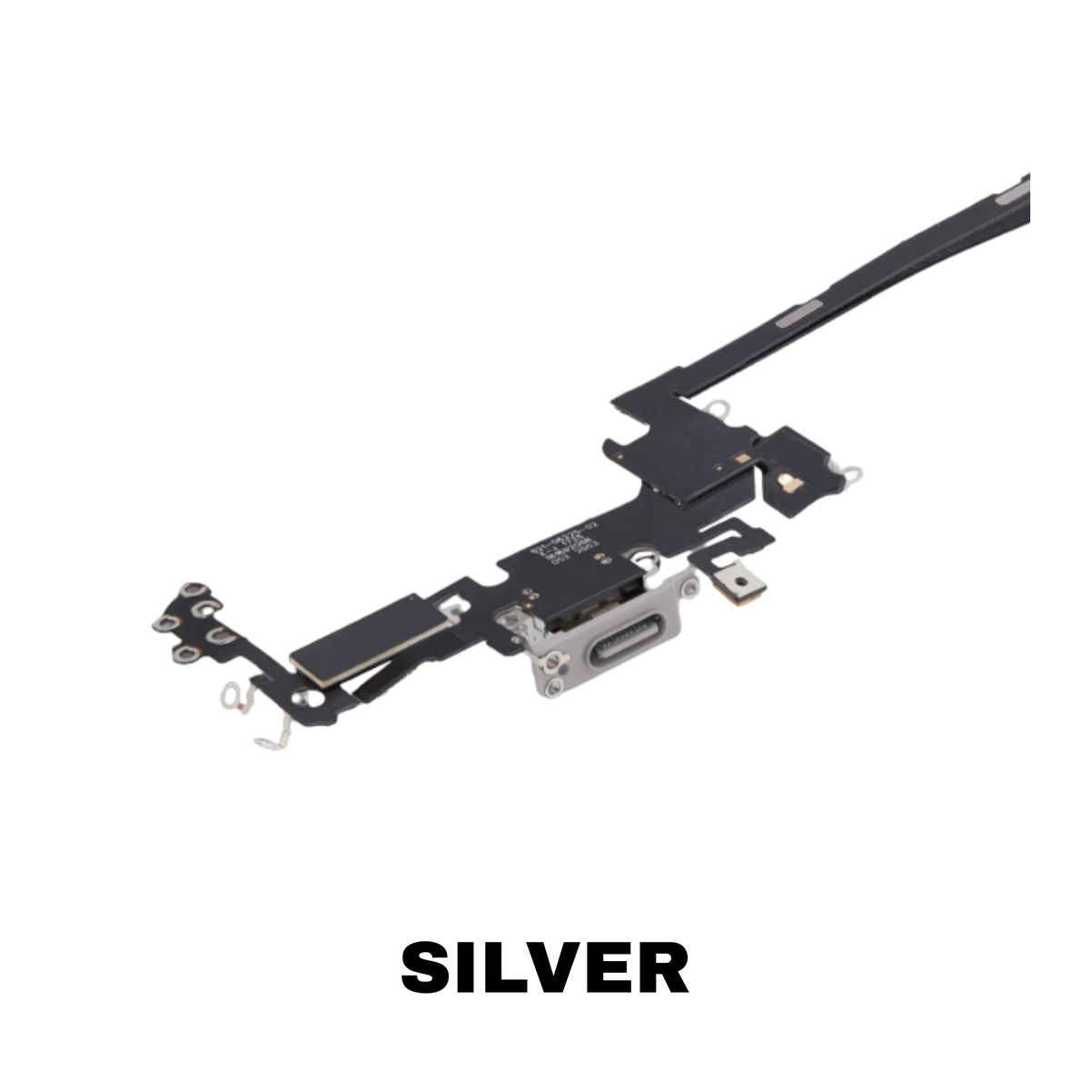 iPhone 17 Pro port flex replacement in Silver