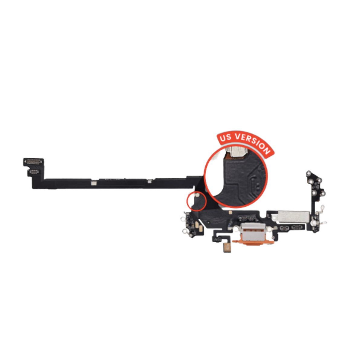 iPhone 17 Pro charging port flex cable Aftermarket Plus US Version