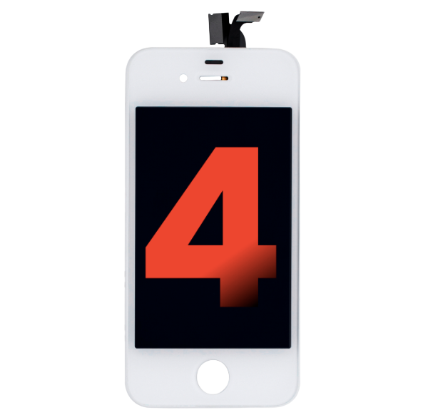 iPhone 4 screen replacement LCD white display