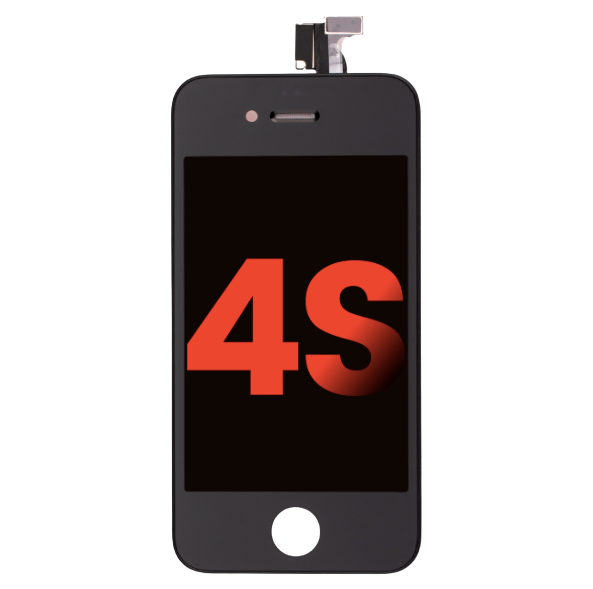 iPhone 4S screen replacement LCD black
