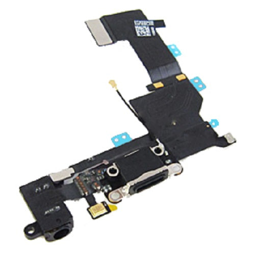 iPhone 5S Dock Connector Charging Port Headphone Jack Flex Cable - White
