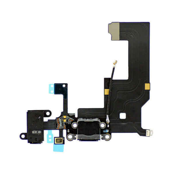 iPhone 5S Dock Connector Charging Port Headphone Jack Flex Cable - White