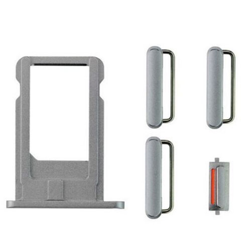 iPhone 6 Plus SIM Tray with Button Set - Grey
