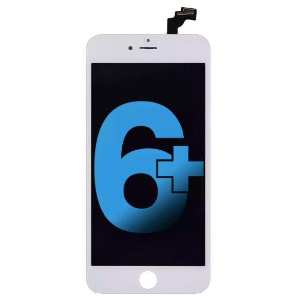 iPhone 6 Plus screen replacement LCD white aftermarket