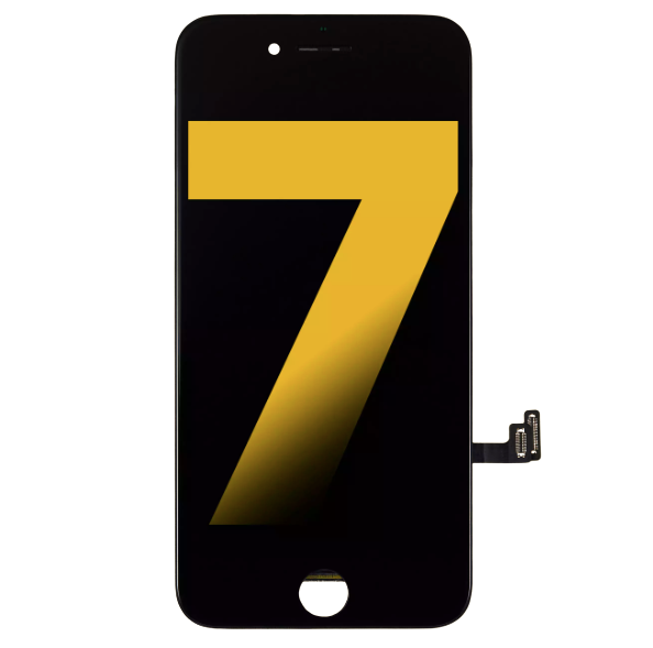 iPhone 7 black screen replacement with steel plate