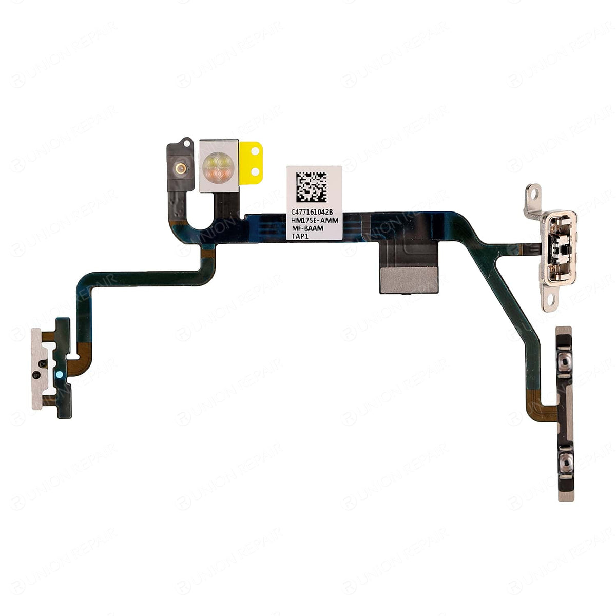 iPhone 8 / SE (2020) / SE (2022) Power / Volume Flex Cable with Metal Bracket