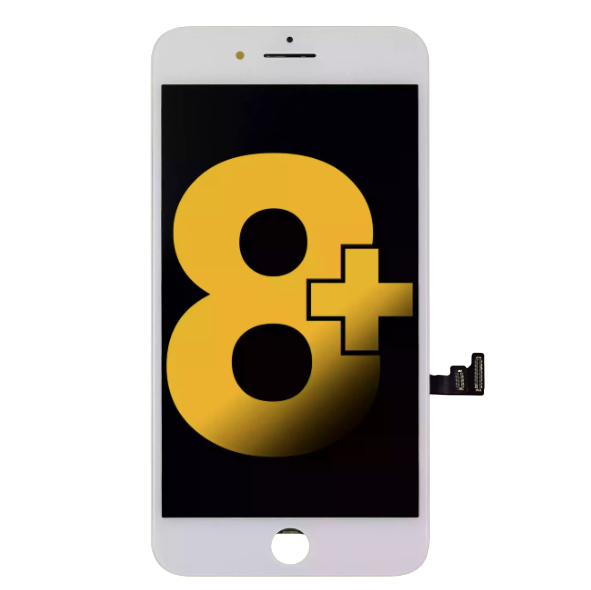 iPhone 8 Plus screen replacement LCD white premium display