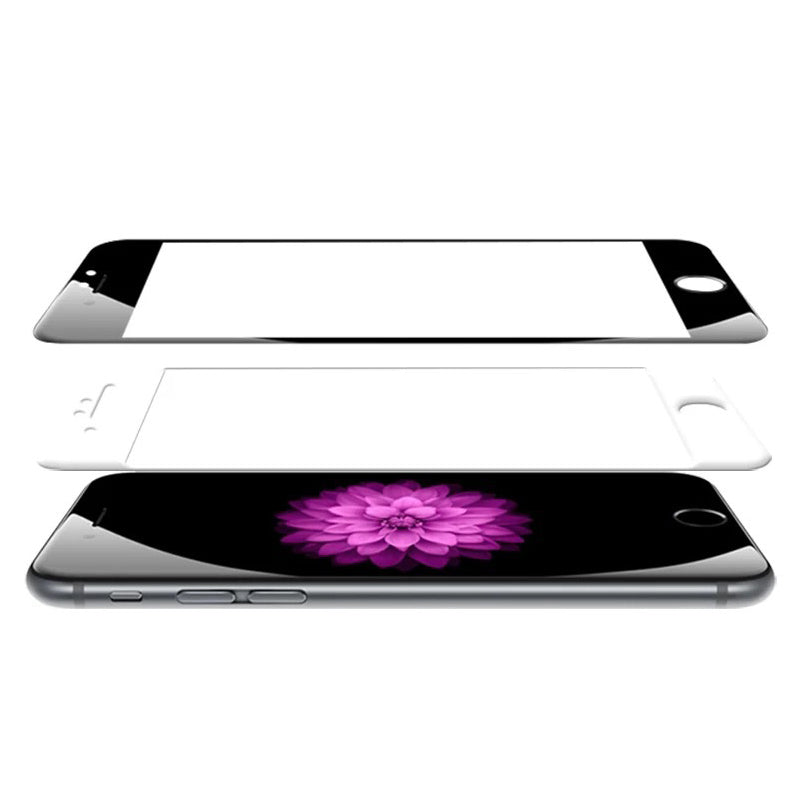 iPhone 7 9D Tempered Glass - Black