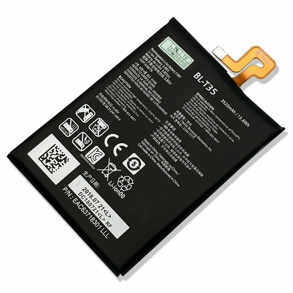 Google Pixel 2 XL 6.0" BL-T35 3.85V 3520mAh 13.6Wh Battery