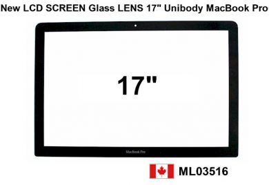 MacBook Pro 17" Unibody LCD Glass Lens Cover (Model A1297)