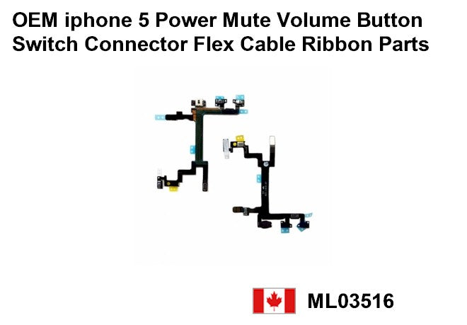 iPhone 5 Power, Mute & Volume Button Flex Cable
