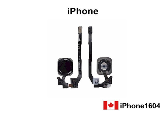 iPhone 5S Home Button Fingerprint Scan Sensor Flex Cable - Black
