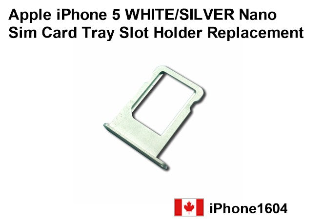 iPhone 5 SIM Card Tray - White