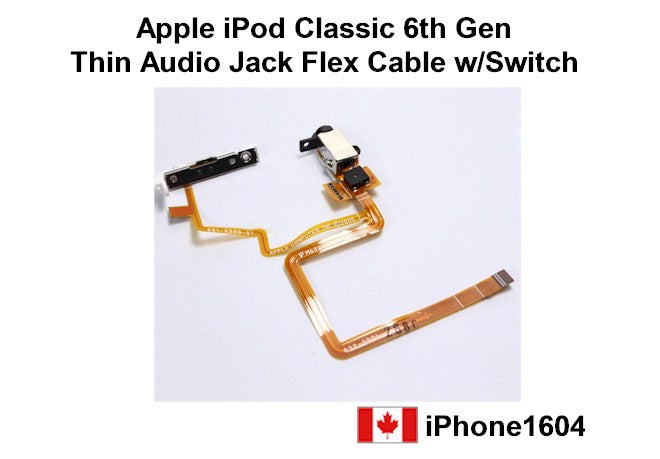 iPod Classic 6G Headphone Audio Jack Flex Cable