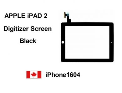 iPad 2 Digitizer (Home Button Pre-Installed) - Black