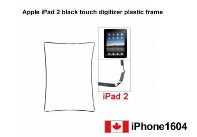 iPad 2 Midframe Bezel - Black
