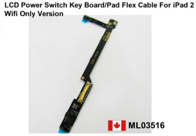 iPad 2 LCD Power Switch / Keyboard Keypad Flex Cable