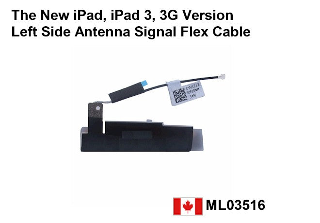 iPad 3 Bluetooth Wifi Antenna Signal Flex Cable 3G Version - Left Side