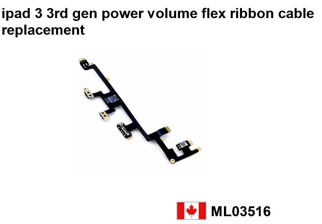 iPad 3 Power / Volume Flex Cable