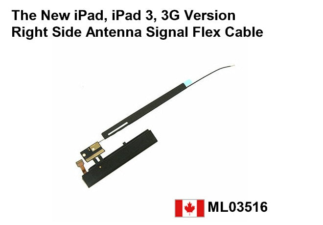 iPad 3 Bluetooth Wifi Antenna Signal Flex Cable 3G Version - Right Side