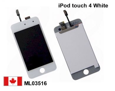 iPod Touch 4th Gen LCD Screen and Digitizer Assembly - White