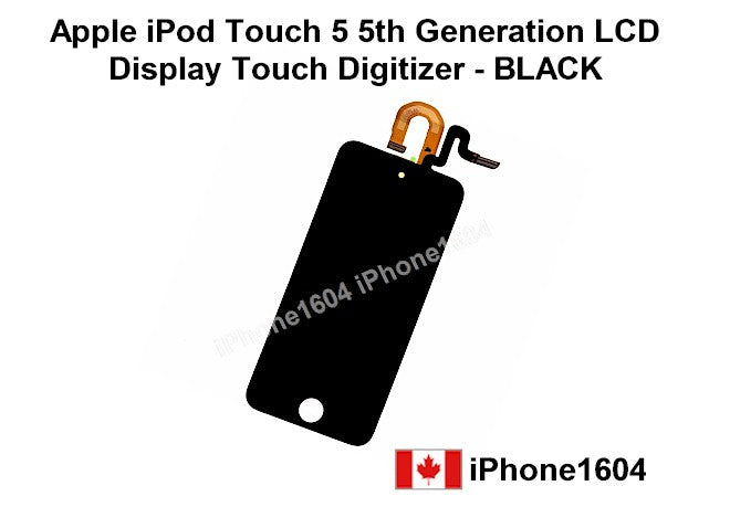 iPod Touch 5 / 6/ 7 LCD Screen and Digitizer Assembly - Black