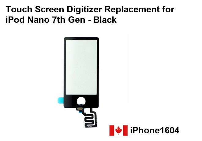 iPod Nano 7G Digitizer - Black