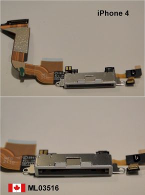 iPhone 4 Charging Dock Flex Cable - White