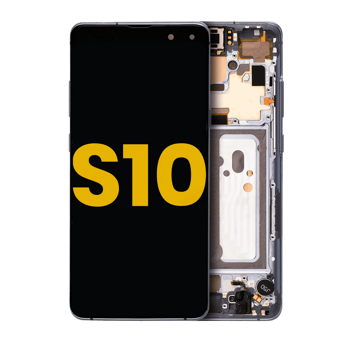 Samsung Galaxy S10 5G OEM Refurbished screen with frame Majestic Black